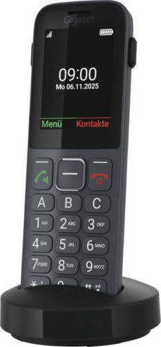 Gigaset Comfort 600 SIM 6,1 cm (2.4") 118 g Negro, Gris_4