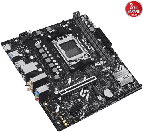 PLACA ASUS PRIME B850M-F WIFI,AMD,AM5,B850,2DDR5,128GB,1HDMI,4SATA3+2M.2,GBLAN+WIFI6+BT5.3,5USB3.2,MATX_3