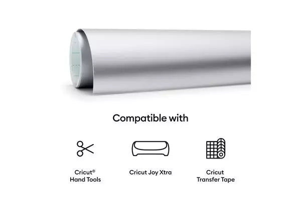 CRICUT SMART VINYL PERMANENT JOY XTRA 24,1X91CM (MAT SILVER)_3