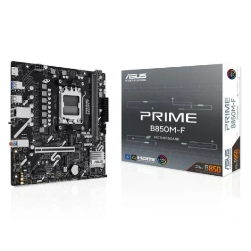 PLACA ASUS PRIME B850M-F,AMD,AM5,B850,2DDR5,128GB,1HDMI,4SATA3+2M.2,GBLAN,5USB3.2,MATX_1