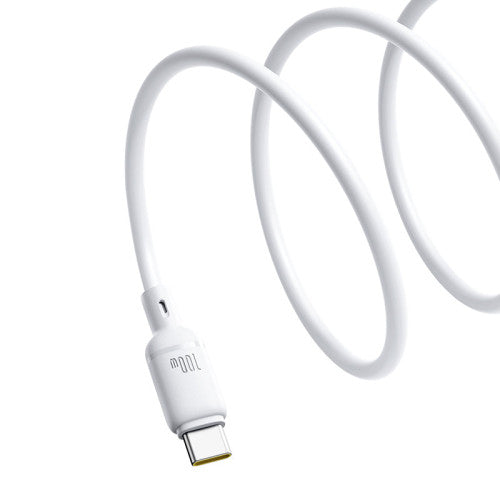 Baseus Silky Ser.Charging Cable Type-C to Type-C 100W 1m White_1