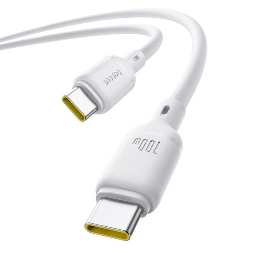 Baseus Silky Ser.Charging Cable Type-C to Type-C 100W 1m White_2