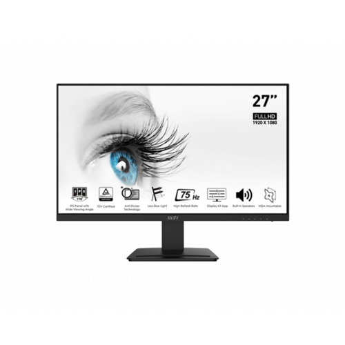 MSI MONITOR PRO MP273 E14A. 27" IPS FLAT. 1920x1080 . 144HZ. NEGRO_2