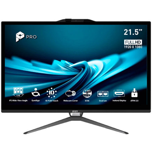 MSI AIO PRO AP222T 14M-495EU. 21.5" IPS 1920x1080 (FHD). I3 14100. UMA GRAPHICS. 8GB*1. 256GB SSD. W11 HOME_2