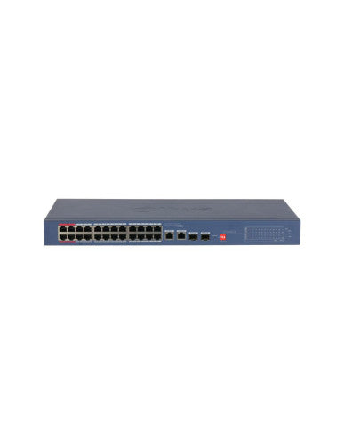 (DH-CS4226-24ET-240-V2) DAHUA SWITCH 26 PUERTOS CLOUD MANAGED, 24 PUERTOS POE, 240W, HI-POE, L2_0