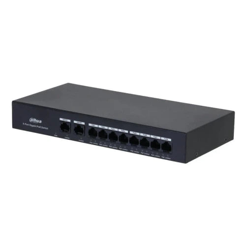 (DH-PFS3010-8GT-65) DAHUA SWITCH 10 PUERTOS, 8 PUERTOS POE, 60W, HI-POE, L2, UNMANAGED_0