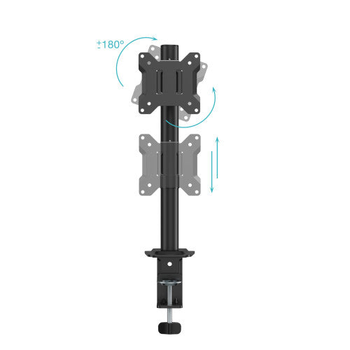 Soporte de Mesa para Monitor TooQ DB1130TN-B/ Giratorio/ Inclinable/ hasta 10kg_2