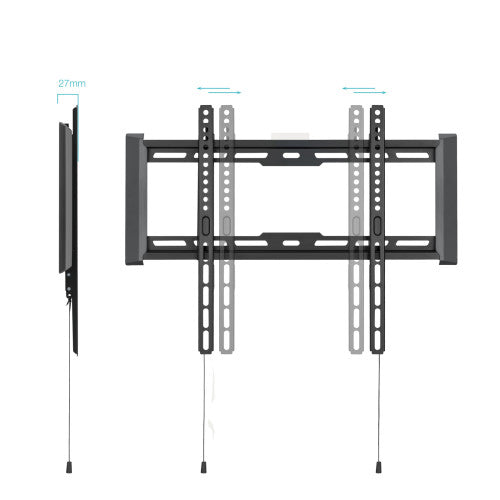 TOOQ SOPORTE FIJO PARED PANTALLAS 32"-70", NEGRO_1