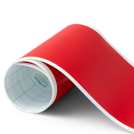 CRICUT SMART VINYL PERMANENT JOY 14X122CM 1 SHEET (MAT RED)_0