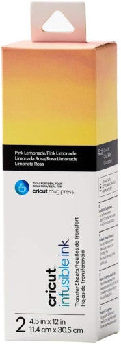 CRICUT INFUSIBLE INK TRANSFER SHEETS 2-PACK (PINK LEMONADE) - IDEAL SIZE FOR MUGPRESS_1