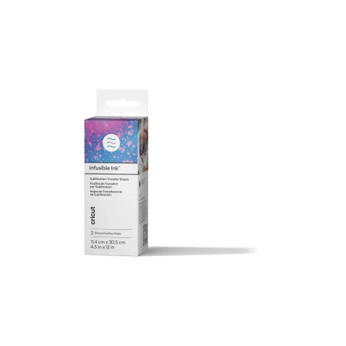 CRICUT INFUSIBLE INK TRANSFER SHEETS 2-PACK (WATERCOLOR SPLASH) - IDEAL SIZE FOR MUGPRESS_1