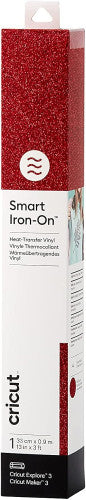 CRICUT SMART IRON-ON 33X91CM (GLITTER RED)_0