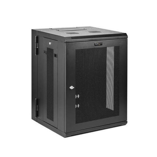 Armadio Rack 19" 15U a Muro - Server Rack 19 pollici a 4 montanti con cerniere - Rack Dati_0
