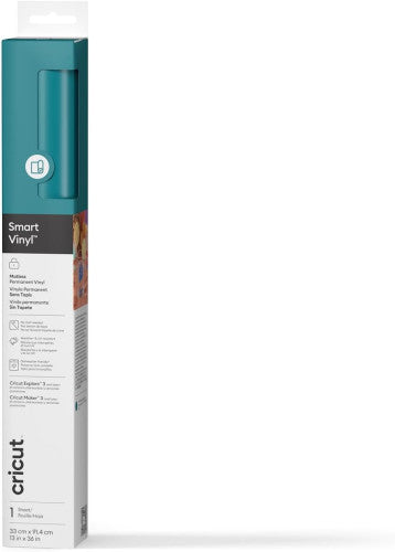 CRICUT SMART VINYL PERMANENT 33X91CM 1 SHEET (AQUA)_0