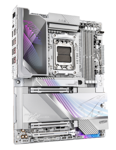 Mainboard GIGABYTE X870E AORUS MASTER X3D ICE / Branco_3