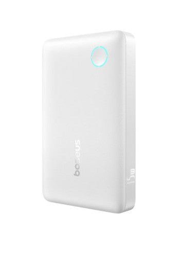 OS-BASEUS ENERFILL FP11 POWER BANK 10000MAH 15W MOON WHITE (INCLUDES SIMPLE TYPE-C TO TYPE-C CABLE 20V/3A 30CM WHITE)_0