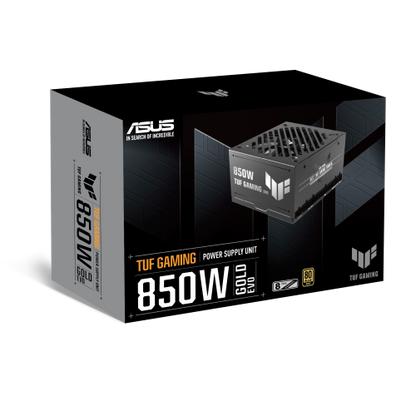 FUENTE ALIMENTACION ASUS TUF-GAMING-850G-EVO,850W, 80+ GOLD, ATX 3.0 COMPATIBLE, MILITARY-GRADE COMPONENTS, DUAL BALL BEARING, AXIAL-TECH FAN, PCB COATING, 10 YEAR WARRANTY)_8