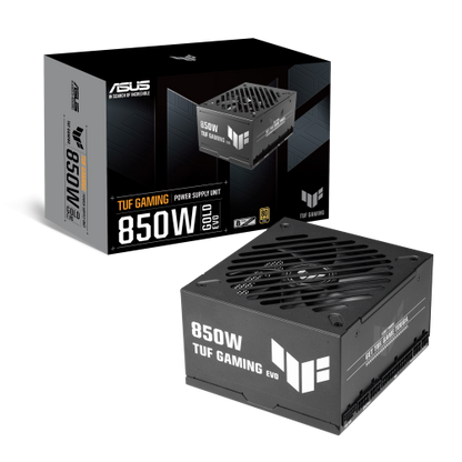FUENTE ALIMENTACION ASUS TUF-GAMING-850G-EVO,850W, 80+ GOLD, ATX 3.0 COMPATIBLE, MILITARY-GRADE COMPONENTS, DUAL BALL BEARING, AXIAL-TECH FAN, PCB COATING, 10 YEAR WARRANTY)_9
