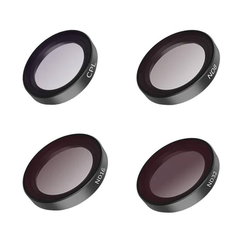 Lens filter Set CPL/ND8/ND16/ND32 Telesin for Insta360 GO3_1