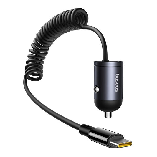 BASEUS TINY STAR MINI CAR CHARGER (C+C CABLE INCLUDED)Â  30W COSMIC BLACK_0