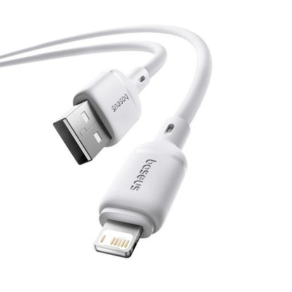 Cabo USB Baseus Silky Series / 2.4A / 1m / Branco / P10377702213-00_2