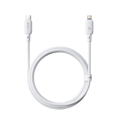 OS-BASEUS SILKY SERIES FAST CHARGING CABLE TYPE-C TO IP 20W 1M MOON WHITE_0