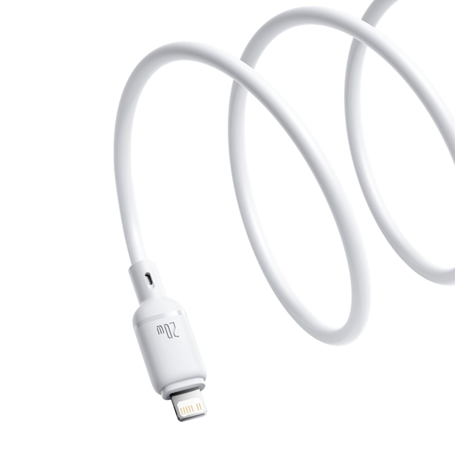 OS-BASEUS SILKY SERIES FAST CHARGING CABLE TYPE-C TO IP 20W 1M MOON WHITE_1