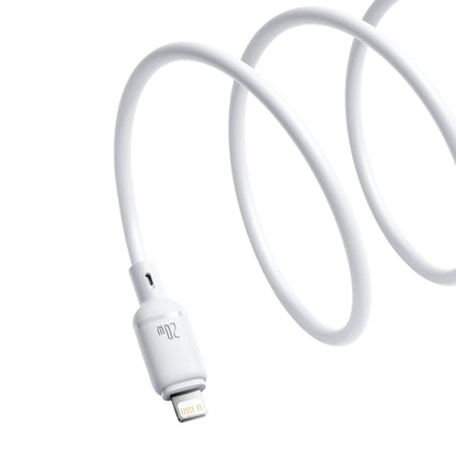 OS-BASEUS SILKY SERIES FAST CHARGING CABLE TYPE-C TO IP 20W 1M MOON WHITE_1