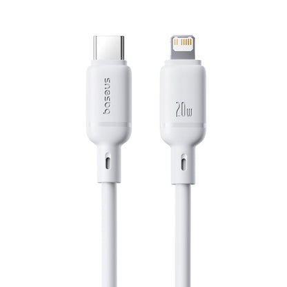 OS-BASEUS SILKY SERIES FAST CHARGING CABLE TYPE-C TO IP 20W 1M MOON WHITE_2
