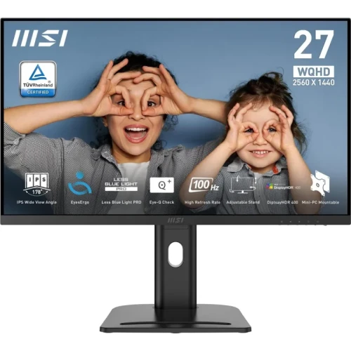 MSI MONITOR PRO MP273Q E14. 27" IPS FLAT. 2560x1440. 144HZ. NEGRO_0
