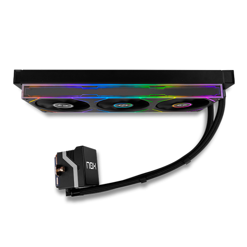 NOX Hummer M-360 LCD|Kit RL MagnÃ©tico ARGB Negro_3
