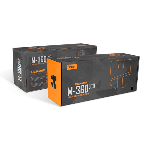 NOX Hummer M-360 LCD|Kit RL MagnÃ©tico ARGB Negro_6