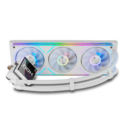 NOX Hummer M-360 LCD|Kit RL MagnÃ©tico ARGB Blanco_0