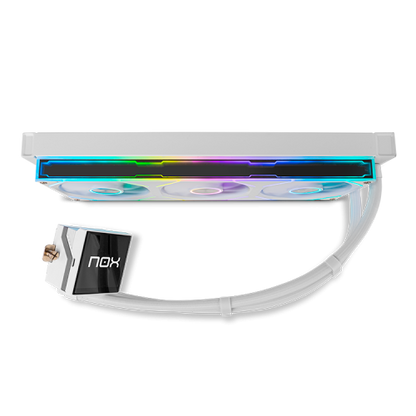 NOX Hummer M-360 LCD|Kit RL MagnÃ©tico ARGB Blanco_3
