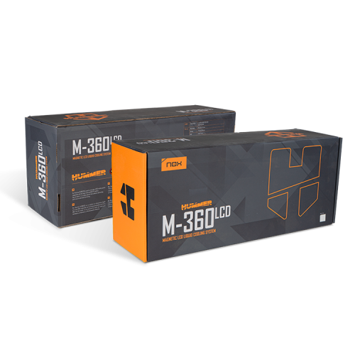NOX Hummer M-360 LCD|Kit RL MagnÃ©tico ARGB Blanco_6