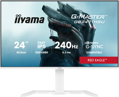 iiyama G-MASTER GB2471HSU-W1 pantalla para PC 60,5 cm (23.8") 1920 x 1080 Pixeles Blanco_0