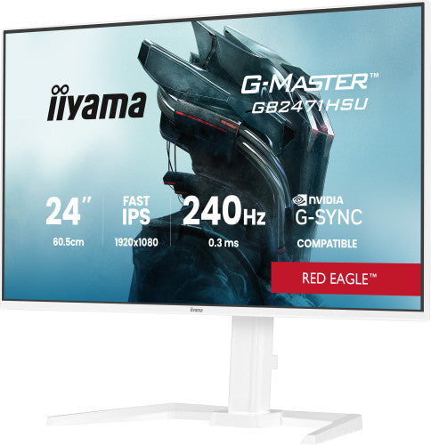 iiyama G-MASTER GB2471HSU-W1 pantalla para PC 60,5 cm (23.8") 1920 x 1080 Pixeles Blanco_2
