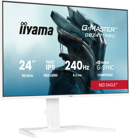 iiyama G-MASTER GB2471HSU-W1 pantalla para PC 60,5 cm (23.8") 1920 x 1080 Pixeles Blanco_3