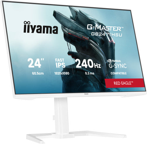 iiyama G-MASTER GB2471HSU-W1 pantalla para PC 60,5 cm (23.8") 1920 x 1080 Pixeles Blanco_4