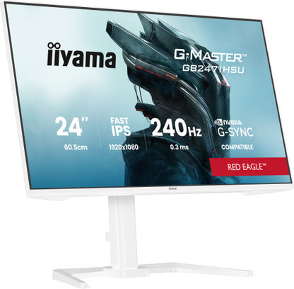 iiyama G-MASTER GB2471HSU-W1 pantalla para PC 60,5 cm (23.8") 1920 x 1080 Pixeles Blanco_4