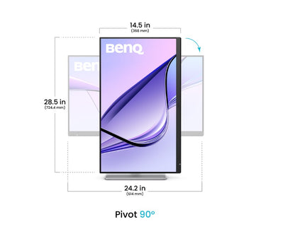MONITOR BENQ MA270S (9H.LNYLA.TBE) 27" 5120X2880 IPS.70HZ. LED BLACKLIGHT. THUNDERBOLT 4(1M), USB-C_2