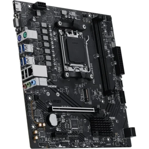 PLACA MSI PRO A620AM-G EVO WIFI,AMD,AM5,A620,2DDR5,128GB,DP+HDMI,2.5GBLAN+WIFI6E+BT5.3,4SATA6+2XM.2,7USB3.2,MATX_1