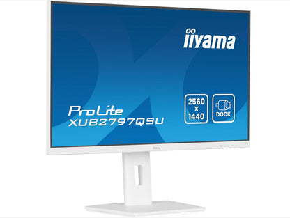 MONITOR IIYAMA PANTALLA PARA PC 68,6 CM (27") 2560 X 1440 PIXELES QUAD HD LED PANEL IPS AJUSTABLE-WHITE VERSION_0