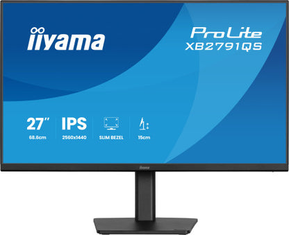 MONITOR IIYAMA 27" IPS, 4-SIDE SLIM BEZEL  2560X1440 75HZ_2