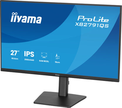 MONITOR IIYAMA 27" IPS, 4-SIDE SLIM BEZEL  2560X1440 75HZ_7