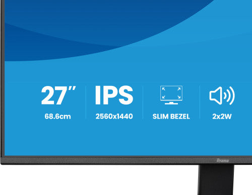 MONITOR IIYAMA 27" IPS, 4-SIDE SLIM BEZEL 2560x1440 75HZ_12