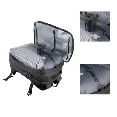 Mochila TooQ TQBP-V101-BK/ Capacidad 30-55L/ Negra/ Incluye Bomba de Aire_4