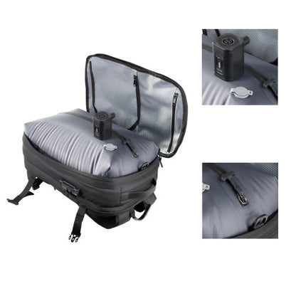 Mochila TooQ TQBP-V101-BK/ Capacidad 30-55L/ Negra/ Incluye Bomba de Aire_4