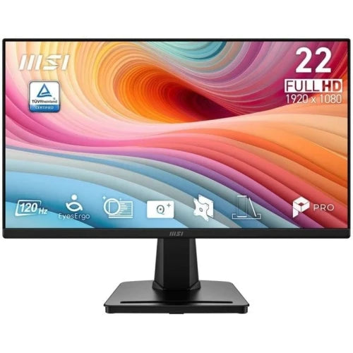 MSI MONITOR PRO MP225 E12VL. 21.45" VA FLAT. 1920x1080. 120HZ. NEGRO_2