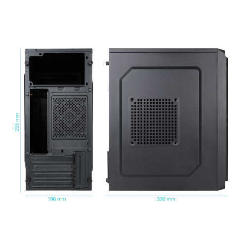 TooQ Caja Minitorre Micro-ATX âDODEKA ULTRAâ Negra_1